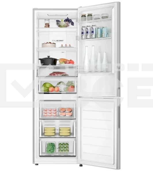 Холодильник Haier CEF536CSG серебристый двухкамерный 240/105 л морозилка снизу, No Frost
