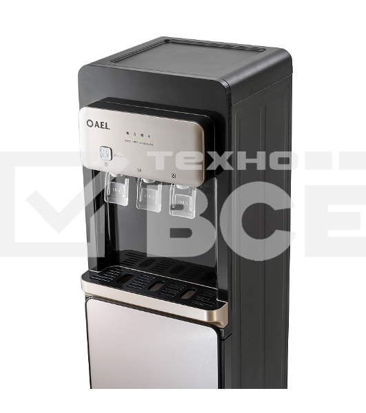 Кулер для воды AEL LD-AEL-806a, нижняя загрузка, нагрев 95 °С, охлаждение 10 °С, черный/золотистый