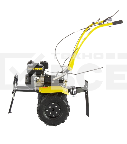 Мотоблок Denzel DPT-270X, 7 л.с., диск.сцеп, шир 90 см, глуб 35 см, фрез 3х4, ВОМ, передачи 2В/1Н