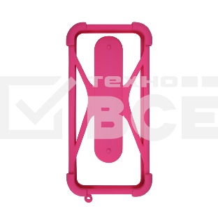 Чехол-бампер универсальный для смартфонов OLMIO #1, р. 4.5''-6.5'', розовый