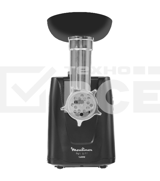 Мясорубка электрическая Moulinex ME112832 1600 Вт, черный/серебристый