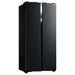 Холодильник Korting KNFS 83414 N черный двухкамерный 271/189л морозилка сбоку, No Frost, Side-By-Side, фото 1