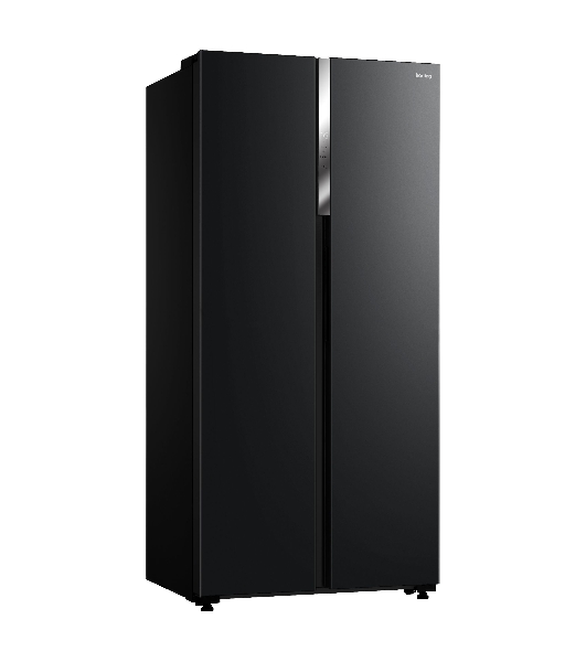 Холодильник Korting KNFS 83414 N черный двухкамерный 271/189л морозилка сбоку, No Frost, Side-By-Side