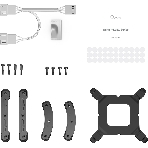 Кулер для процессора CPU Cooler Ocypus Delta A62 EX WH Digital (250W, 4-pin PWM, LED temp., 160mm, Al/Cu, 6x6mm, 2x120mm, 70CFM, 31dBA, 1800RPM, S: 1851/1700/1200/115X, AM5/AM4, white), фото4