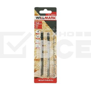 Полотно для лобзика Willmark T301CD Раб.длина 91мм, чистый тонкий рез(упак по 2шт)(40951К)