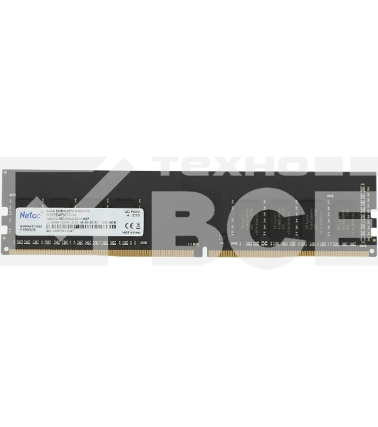 Оперативная память NETAC Basic, DDR4, 8GB (1x8GB), 3200MHz, CL22