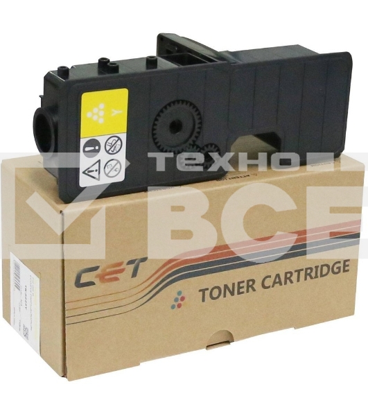 Картридж лазерный CET (PK208) TK-5240Y CET8996Y Yellow (45 г. 3000 стр.) для KYOCERA ECOSYS P5026cdn/M5526cdn