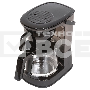 Кофеварка капельная SUPRA CMS-1240 черный, исп. кофе - молотый, 1.25 л, 750 Вт.