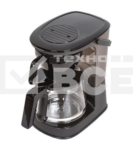 Кофеварка капельная SUPRA CMS-1240 черный, исп. кофе - молотый, 1.25 л, 750 Вт.