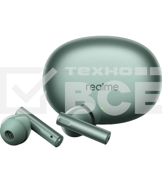 Наушники Realme Buds Air 6 зеленый (RMA2402)