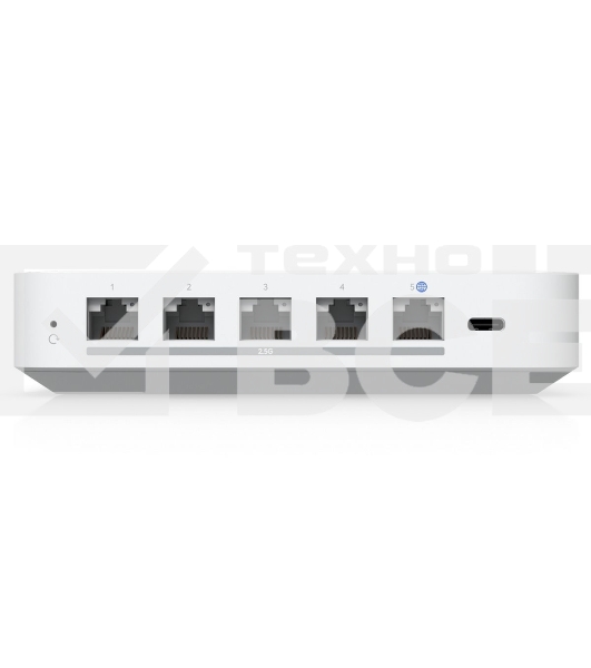 Ubiquiti UniFi Gateway Max Маршрутизатор 4 ядра (1,5 ГГц), 4х 2.5G LAN, 1х 2.5G WAN