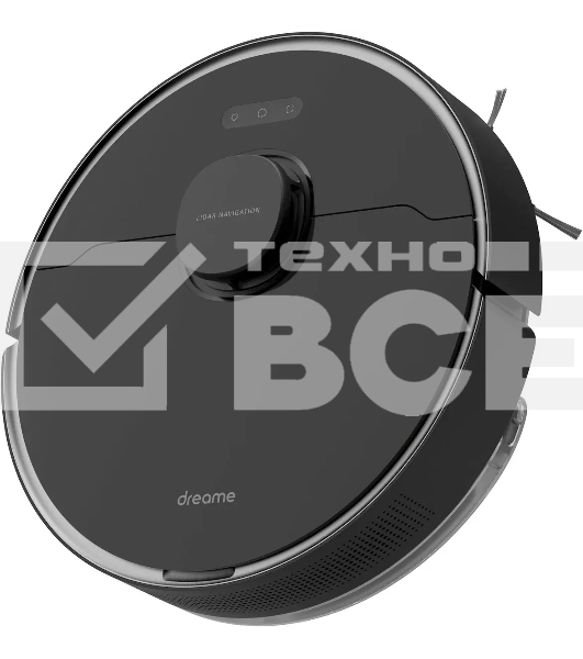 Робот-пылесос Dreame RLS6A D10S Pro черный, 46 Вт, 5200 мАч Li-Ion, уборка сухая/влажная, пылесборник контейнер 0.57 л