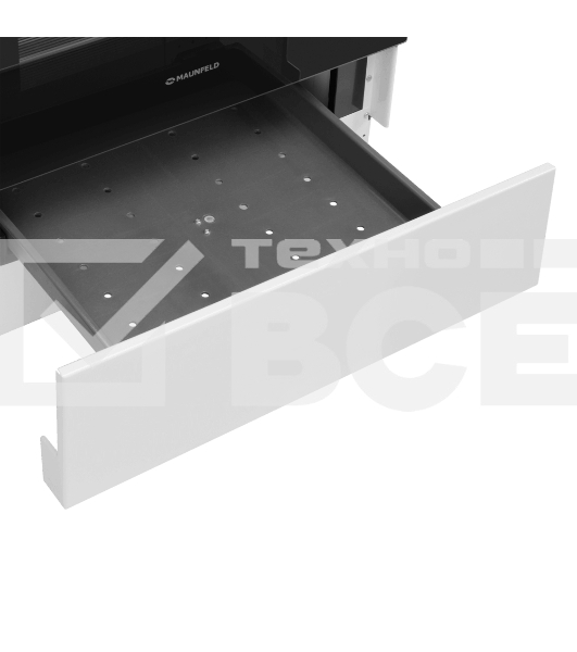 Плита электрическая Maunfeld MEC65CW07 белый, конфорок 4 шт, духовка 60 л, 60 см x 85 см x 60 см