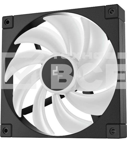 Вентилятор для корпуса DEEPCOOL FD14 ARGB черный, 140 мм, 1650 об/мин, 25.2 дБ, 4 pin