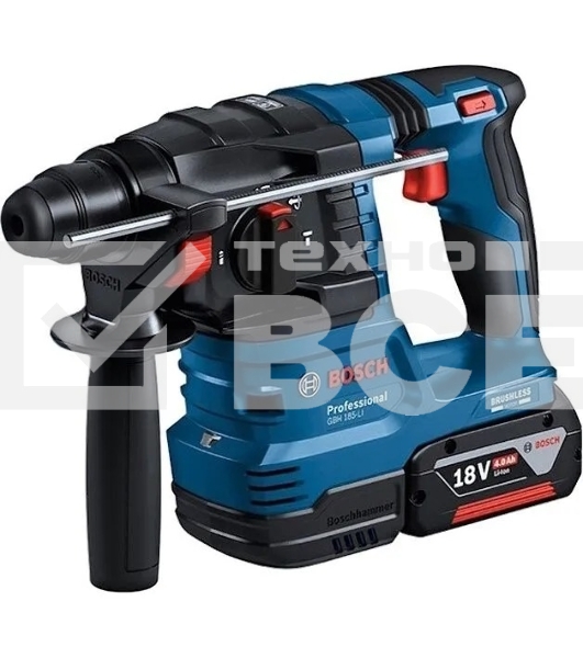 Перфоратор Bosch М GBH 185-LI патрон:SDS-plus уд.:1.9Дж аккум. (кейс в комплекте)