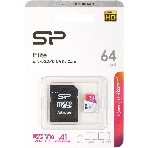 Флеш карта microSD 64Gb Silicon Power Elite A1 microSDXC Class 10 UHS-I U3 100 Mb/s (SD адаптер), фото3