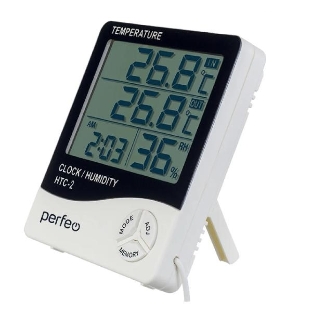 Часы-метеостанция Perfeo 'Matmo', (PF-HTC-2)