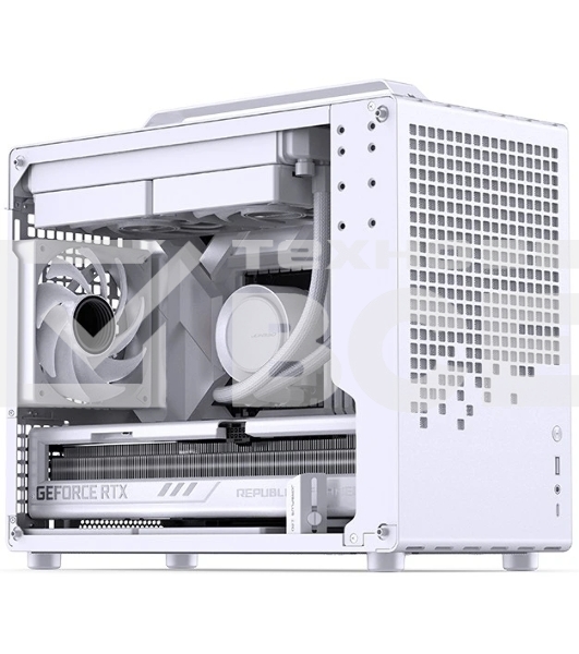 Компьютерный корпус без блока питания Case JONSBO Z20, Mini-Tower, TG, no fan, 1xUSB-A 3.2 + 1xUSB-C 3.2, mATX, mITX White