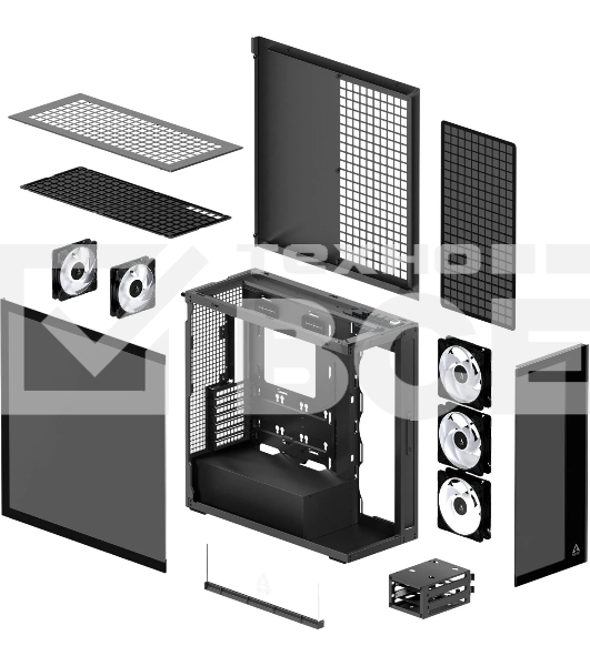 Компьютерный корпус Arctic Cooling ARCTIC Xtender черный