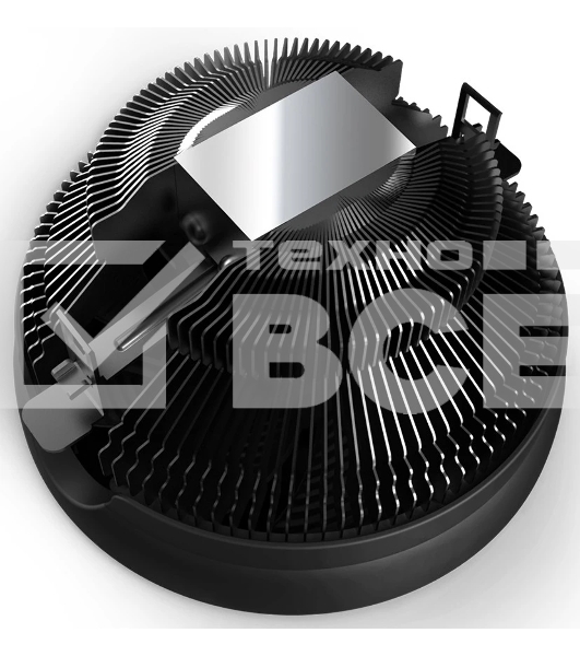 Устройство охлаждения(кулер) PcCooler E126M Pro RGb Soc-AM5/AM4/1200/1700/1851 черный 4-pin 29.8dB Al 90W 266gr Ret (R3-0120WBKSXX-GL)