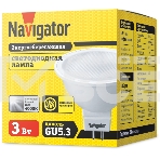 Лампа светодиодная Navigator NLL-MR16-3-230-4K-GU5.3 3Вт 4000К белый GU5.3 230лм 220-240В, фото2