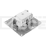 Механизм розетки EKF UP1-SOA-110 16А, с заземлением, без шторок, алюминий Эпика, фото4