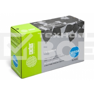 Картридж лазерный Cactus CS-Q5950A черный (11000 стр) для HP Color LaserJet 4700