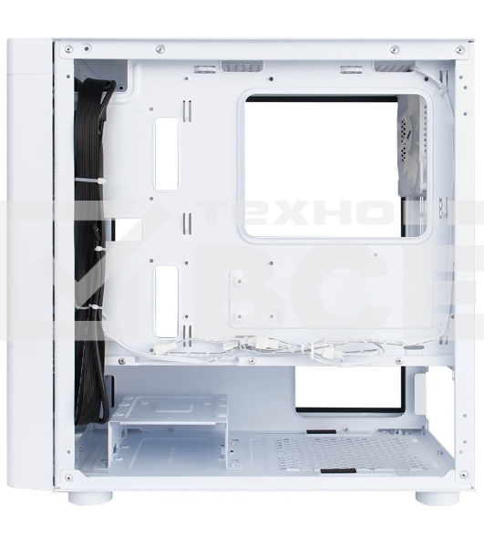 Компьютерный корпус 1STPLAYER DK D3-B White / mATX / 1x120mm & 2x140mm LED fans inc. / D3-B-WH-2F1P-W-1F1-W