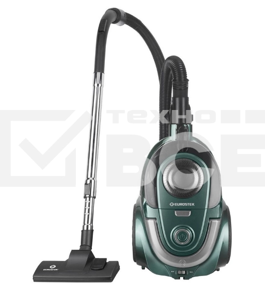 Пылесос Eurostek EVC-4512 зеленый, 500/2800 Вт, уборка сухая, пылесборник контейнер 3 л