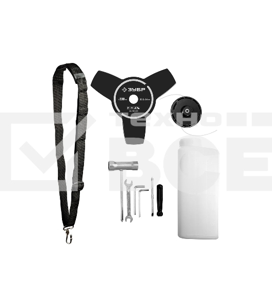 Бензокоса ЗУБР КРБ-1300, 1.3 кВт / 1.7 л.с., 43 см3