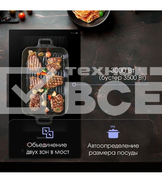 Варочная панель Zigmund & Shtain CI 61.3 B черный