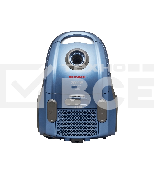 Пылесос Shivaki VC 120 Bag синий, 450/2000 Вт, уборка сухая, пылесборник мешок 3.5 л