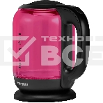Чайник электрический Hyundai HYK-G4808 1.8л. 2200Вт малиновый/черный (корпус: стекло), фото4
