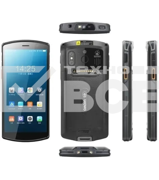 Терминал сбора данных Urovo DT50 (DT50-SU3S11E4F31-M) 2D Image Urovo SE2030, 4/64 ГБ, Android 11, USB, Bluetooth, WiFi, NFC, USB Type-C, MicroSD, Аудио выход, Вход микрофона, SIM, 2G, 3G, 4G, 5.7 