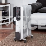 Масляный обогреватель Centek CT-6201 (9 секций) белый, 2000 Вт, 20 м2, термостат, фото2