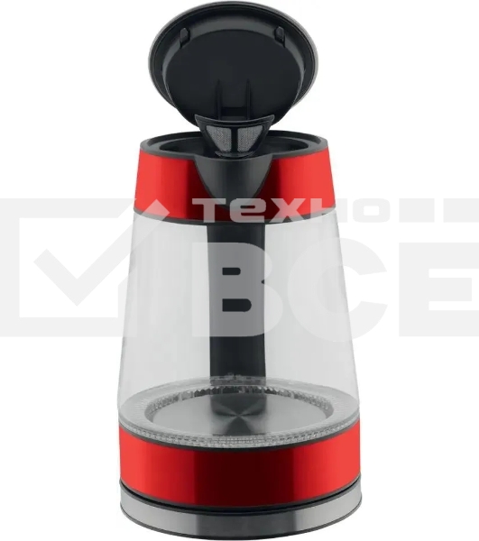 Чайник электрический Scarlett SC-EK27G79 красный, 2200 Вт, 1.7 л