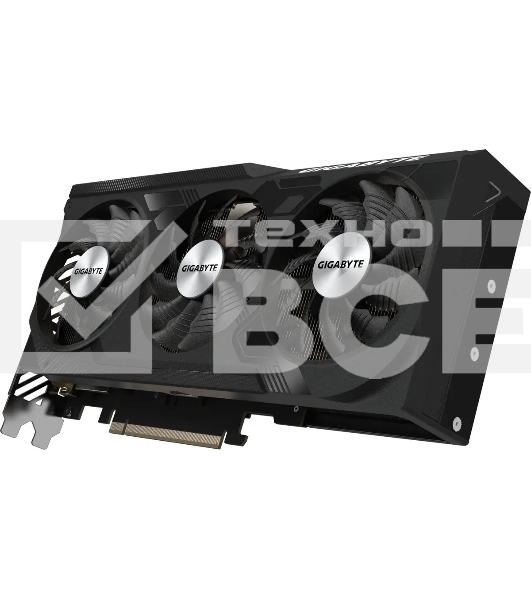 Видеокарта Gigabyte GV-N407SWF3OC-12GD PCIE16 RTX4070 SUPER 12GB  GDDR6X 192bit 3xDP HDMI 3FAN