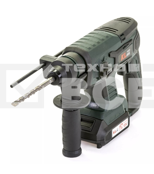 Профессиональный бесщеточный перфоратор аккумуляторный KLPRO KLPM18B-20 (18В, Li-ion-2шт, 2.0А·ч, 1,7Дж, SDS-plus, З/У,сумка)