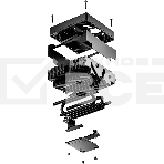 Кулер для процессора ID-COOLING IS-53-XT BLACK LGA1851/1700/1200/115X/AM5/AM4 низкопрофильный высота 53мм (24шт/кор, TDP 120W, PWM, 4 тепл.трубок/медная база, FAN 92мм, черный) BOX, фото5