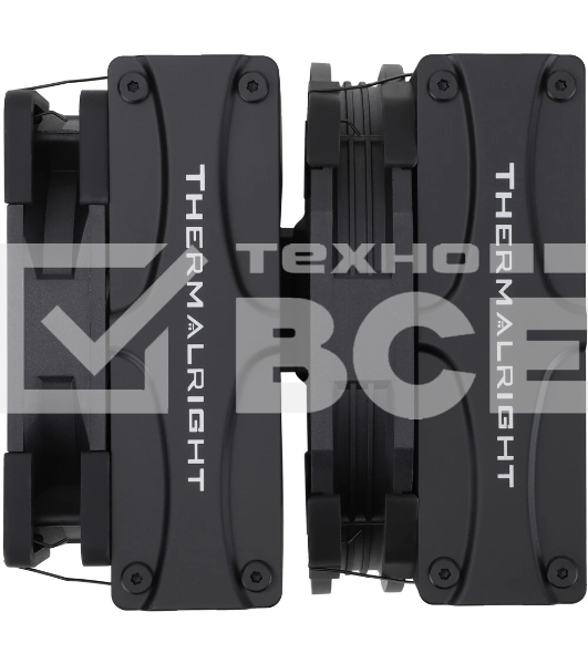 Кулер для процессора Thermalright Frost Coммander 140 черный (4-pin PWM, 158мм, Ni/CU, 8x5мм, 1x120мм+1x140мм, 82CFM/95.5CFM, 29.6dBA/30.2dBA, 1850RPM/1800RPM, S: 1700, 1200, 20XX, 115X, AM5, AM4)