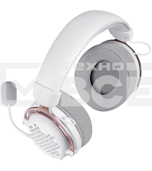 Гарнитура проводная игровая Defender Diomedes white (USB, звук 7.1, легкий, Redragon)