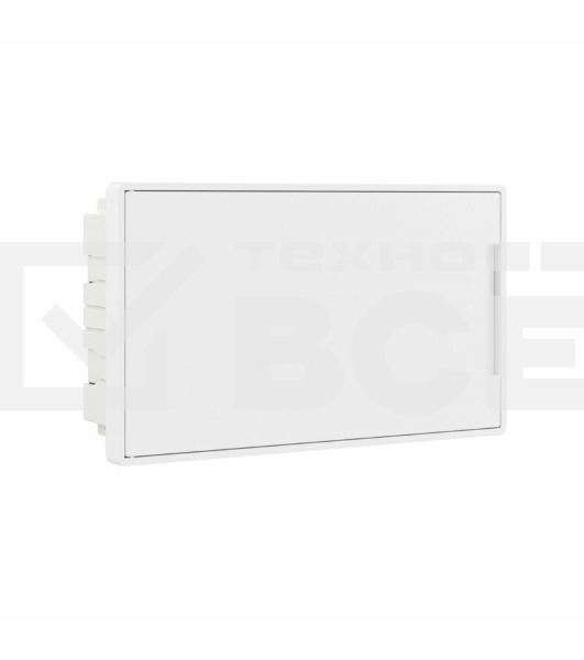 Щиток встраиваемый FRAME DKC F18B1WW 18мод. с бел. дверцей с 2 шинами PEN на 8 и 10 отверст. белый