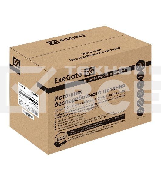 Источник бесперебойного питания ExeGate EX292612RUS SpecialPro UNB-2200.LED.AVR.4C13.RJ.USB 2200VA/1300W, LED, AVR,4*C13, RJ45/11,USB, металлический корпус, черный