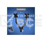 Кронштейн для двух мониторов Rexant 13'-32', настольный с газлифтом, серия PROFI, фото8