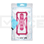 Чехол-бампер универсальный для смартфонов OLMIO #1, р. 4.5''-6.5'', розовый, фото2