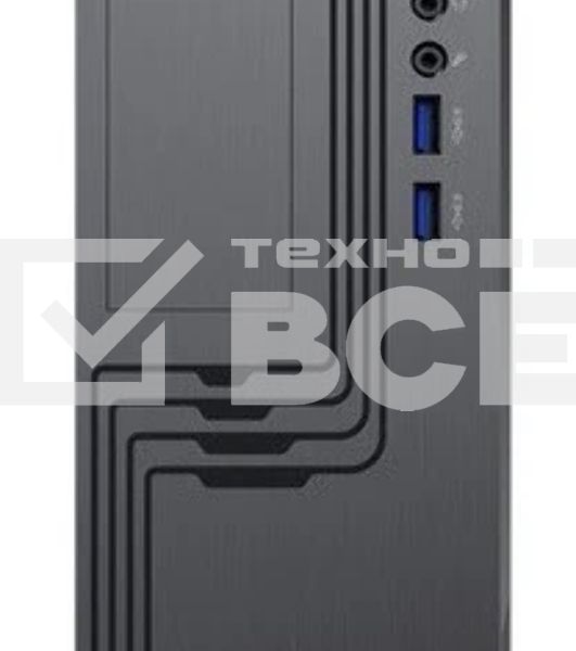 Компьютерный корпус Slim Case Powerman EL555 черный PM-300ATX 2хUSB 3.0+2хUSB 2.0,HD,Audio mATX, miniATX