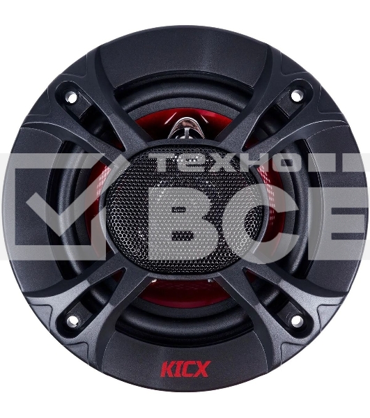 Колонки автомобильные Kicx SP 133 100Вт 89дБ 4Ом 13см (5дюйм) (ком.:2кол.) коаксиальные трехполосные