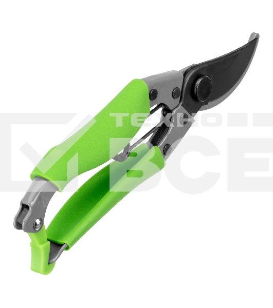 Секатор прямого реза Palisad 200 мм, стальные рукоятки, ПВХ оболочка, BASE