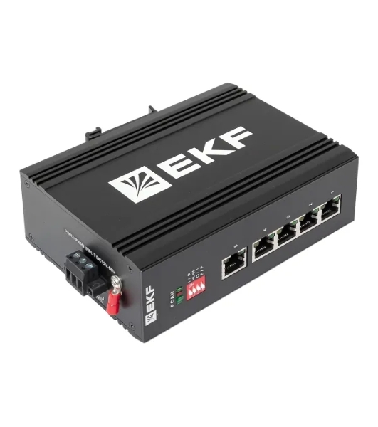 Коммутатор EKF TSX-U-5GT, 5×1 Гбит/с, неуправляемый