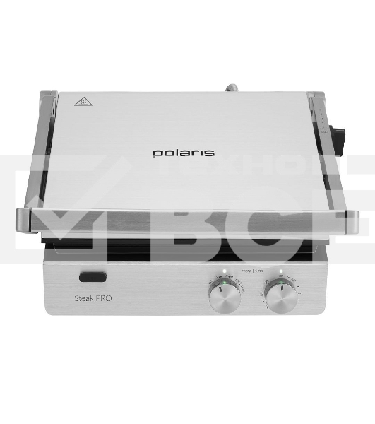Электрогриль Polaris PGP2803 2000Вт Серебряный
